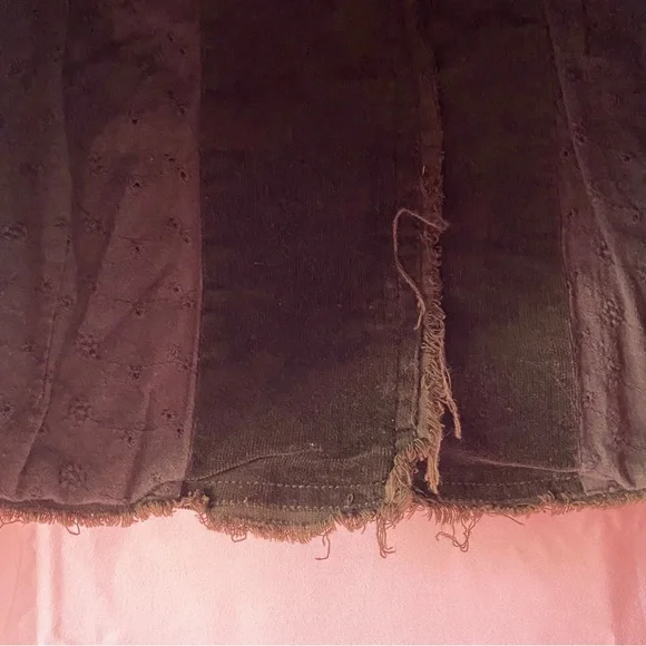 1970 Johnny Was Vintage Joystick Embroidered Brown Corduroy Blazer Jacket Large - Picture 11 of 13